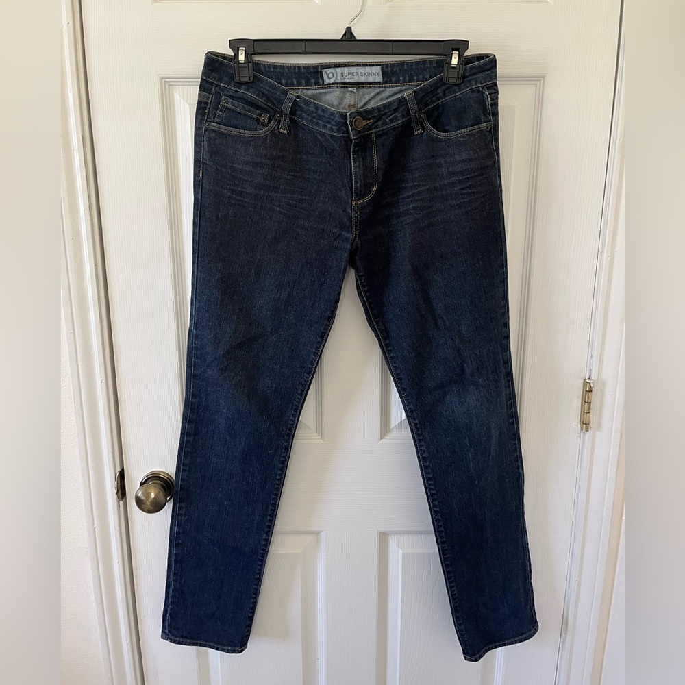 Bullhead Super Skinny Dark Blue Jeans